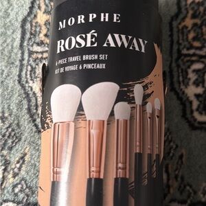 Morphe Rosé Away Brush Set — Rose Gold & Black